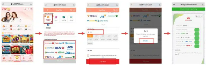 777LOC HƯỚNG DẪN NẠP TIỀN CHO NGƯỜI MỚI CHƠI